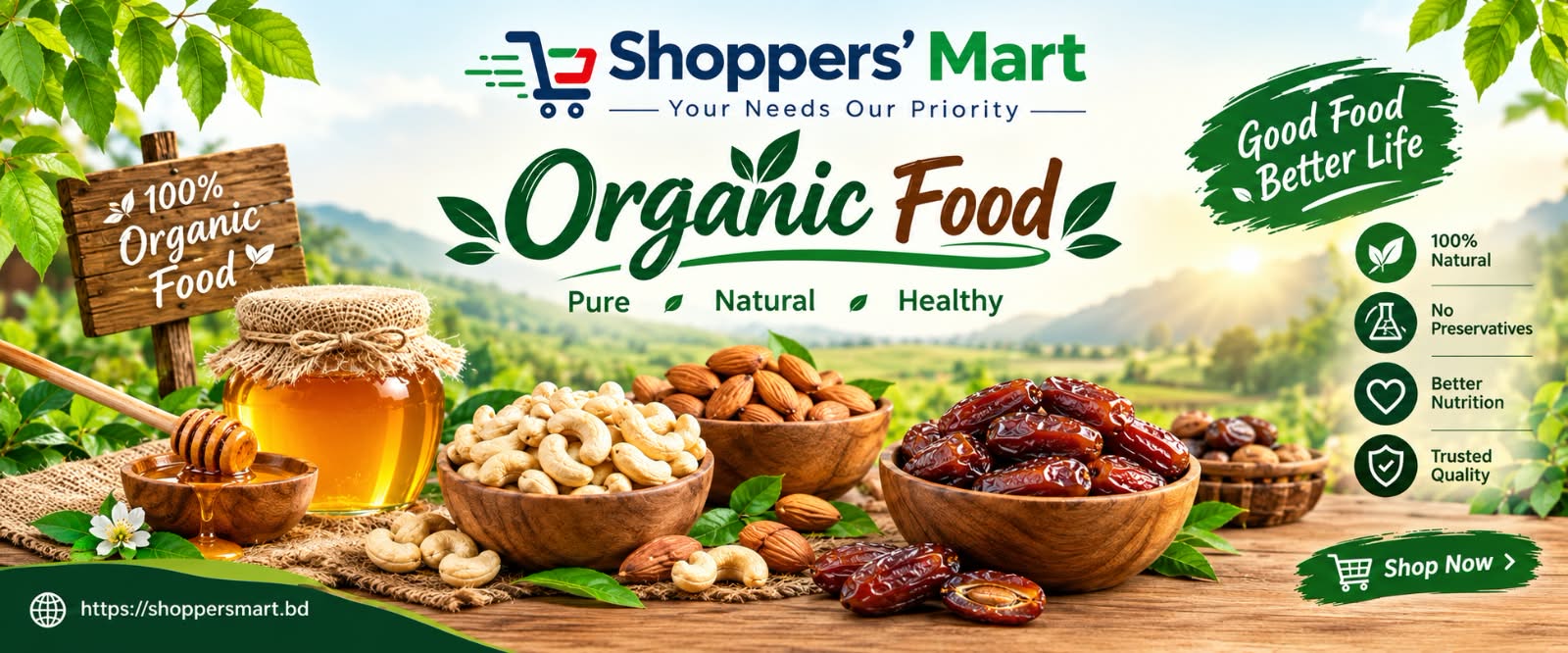 Organic Food Cover
